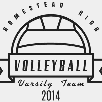 Volleyball Template DNT001 BW Thumbnail