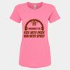 Women's Gold Soft Touch T-Shirt Thumbnail